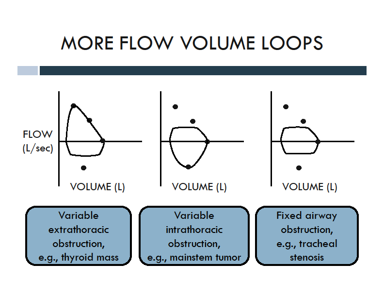 PFT interpretation data showing additional pulmonary function values and patterns